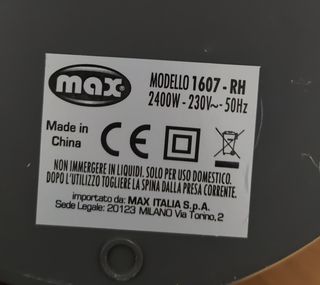 Stufa elettrica con termostato 