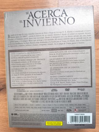 Juego de tronos TEMPORADA 1 DVD