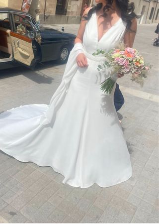 Vestido de novia aire