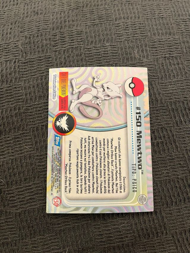 Mewtwo Pokemon carta