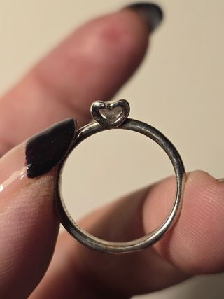 Anillo compromiso en plata 925
