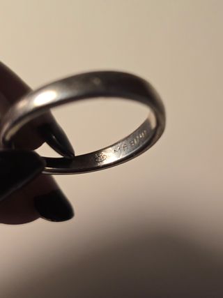 Anillo compromiso en plata 925