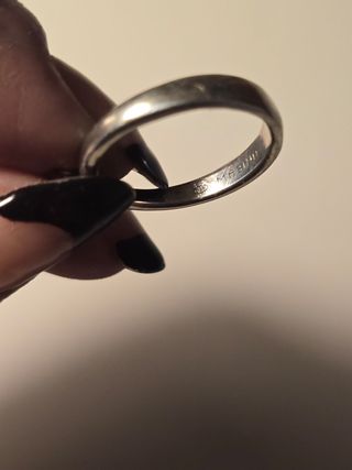Anillo compromiso en plata 925