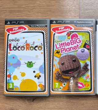 Juegos PSP Little Big Planet y Locorroco