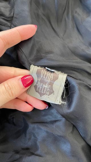 Chaqueta Antelina Negra