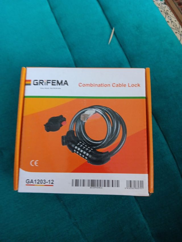 Candado con cable para bicicletas y mo