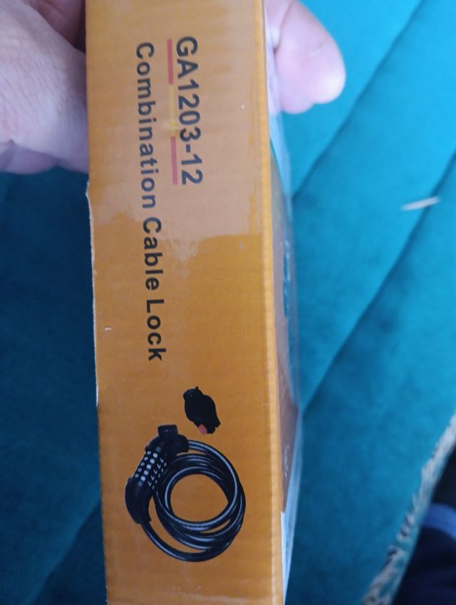 Candado con cable para bicicletas y mo