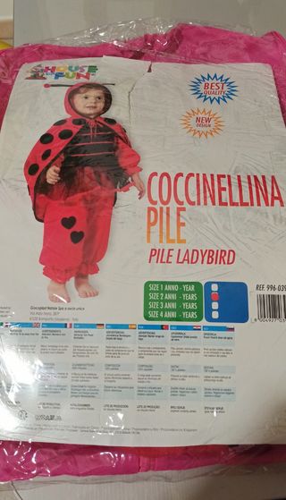 Vestito di carnevale coccinella 
