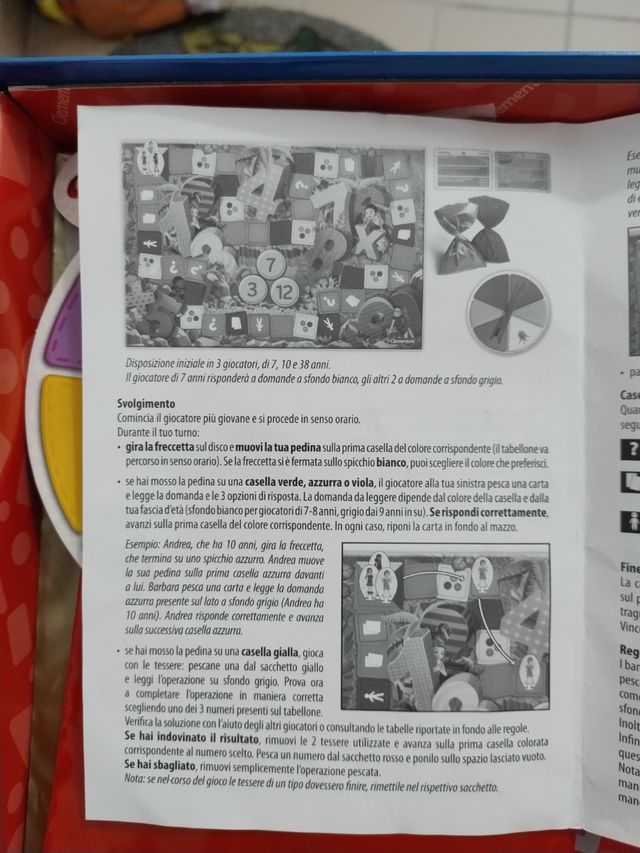 Gioco in scatola con la matematica