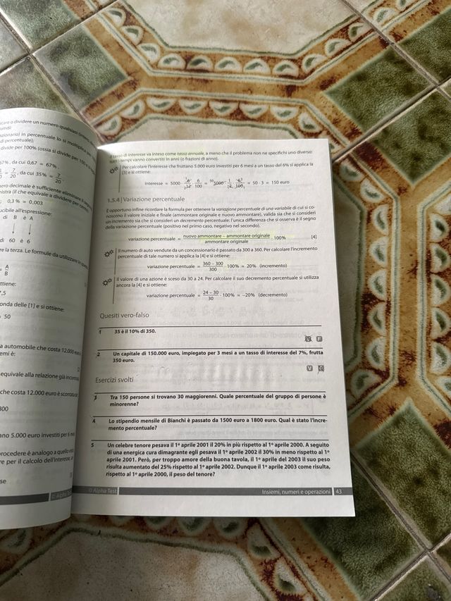 Alpha Test Matematica.