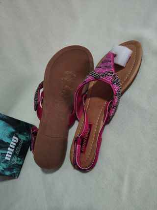 Sandalias Mustang rosas