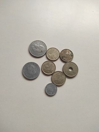 Pack monedas de pesetas españolas