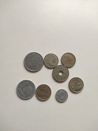 Pack monedas de pesetas españolas