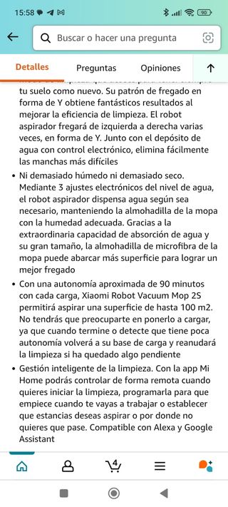 Robot aspirador Xiaomi Vacuum 2S