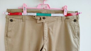 Pantalon ancho mujer campana 46 3xl camel