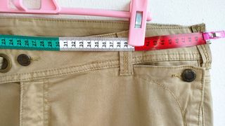 Pantalon ancho mujer campana 46 3xl camel