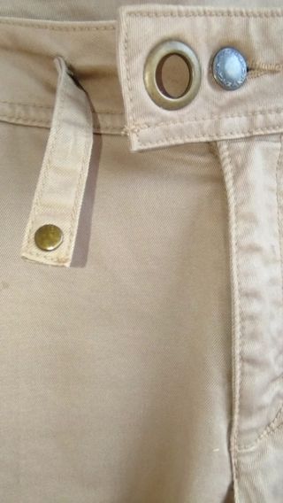 Pantalon ancho mujer campana 46 3xl camel