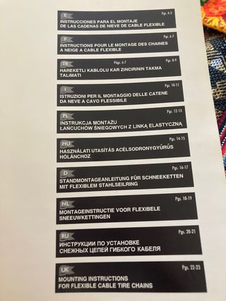 Cadena neumaticos Nieve Lahore Rombo