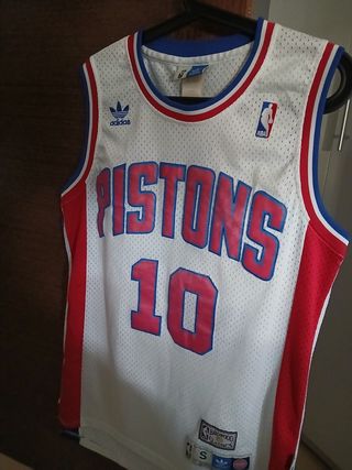 Camiseta NBA Pistons Rodman 1989