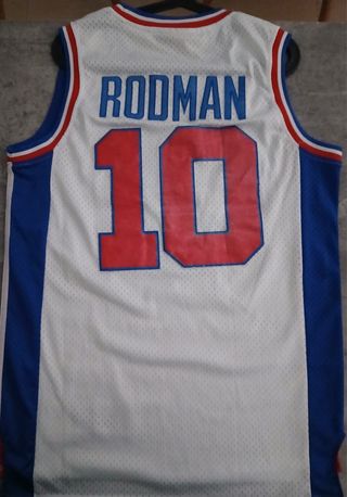 Camiseta NBA Pistons Rodman 1989