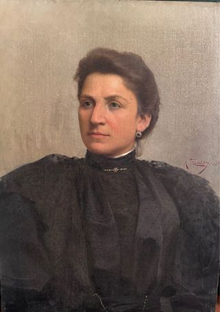 Artiro Zanieri 1896 olio su tela 53 x 73