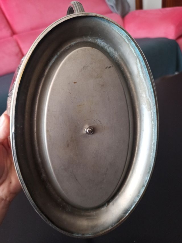 Fuente decorativa cristal y metal