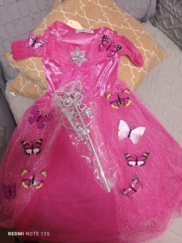 Mariposas... Vestido de Princesa Disfraz