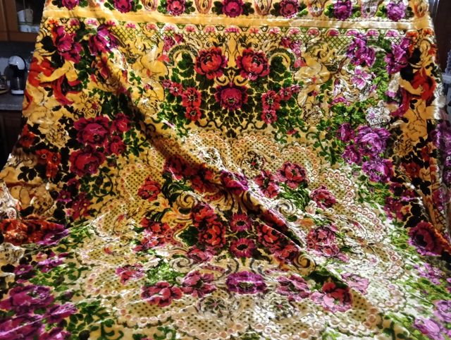 Tovaglia sovietica in velluto