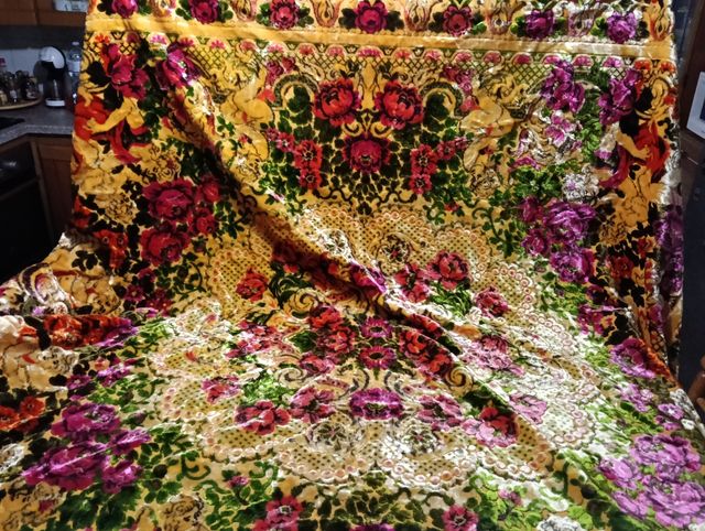 Tovaglia sovietica in velluto