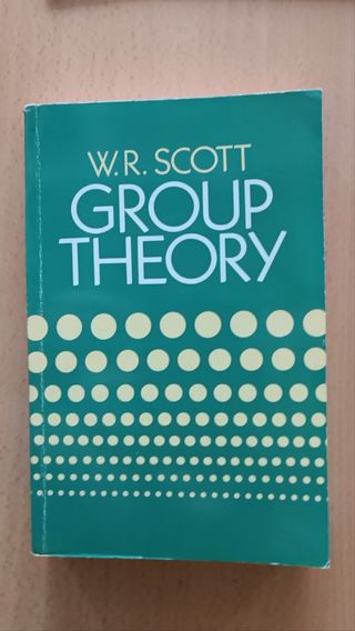 Teoría de grupos.Scott. Dover.Algebra