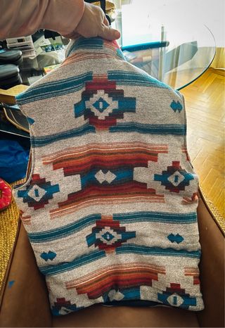 Chaleco plumas Zara