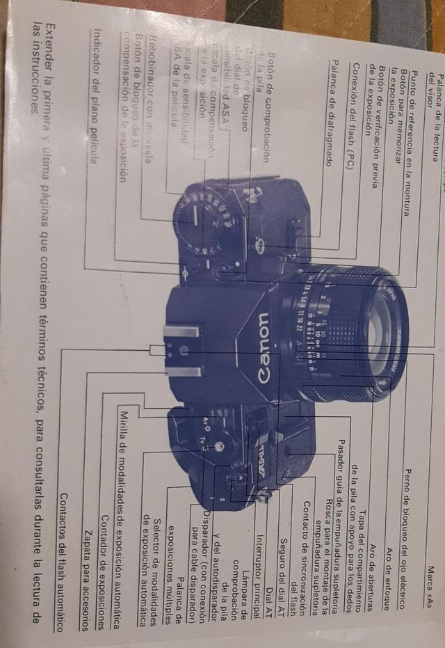 Cámara Canon de carrete