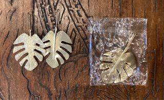 Pendientes hojas