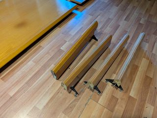 Mesa de comedor grande y extensible