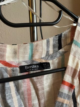Top rayas Bershka