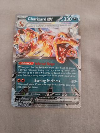 Carta Pokemon Charizard Ex.