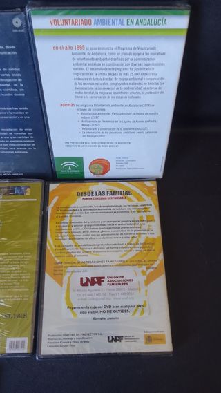 Lote DVD fauna de medioambiente Andalucía