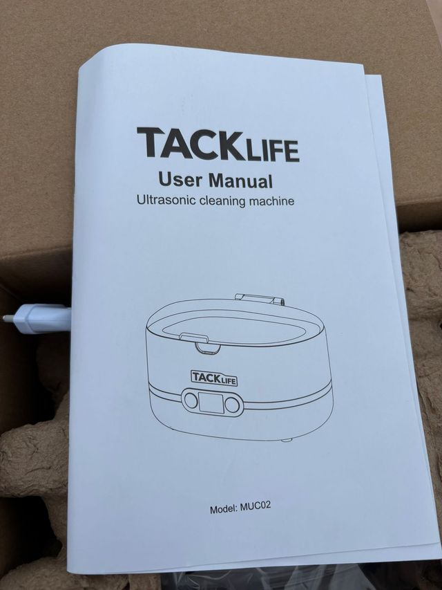 Limpiador Ultrasónico   MUC02 Tacklife nuevo