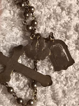 ROSARIO DE PLATA COMPRADO EN EL VATICANO ROMA