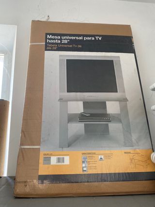 Mesa television hasta 28 pulgadas