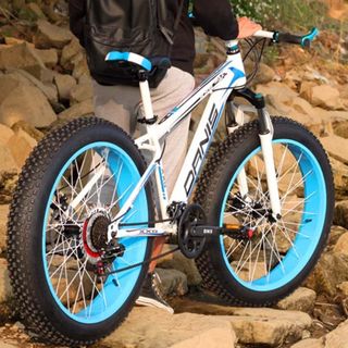 Bicicleta eléctrica FAT White Danis, 400 W 10Ah