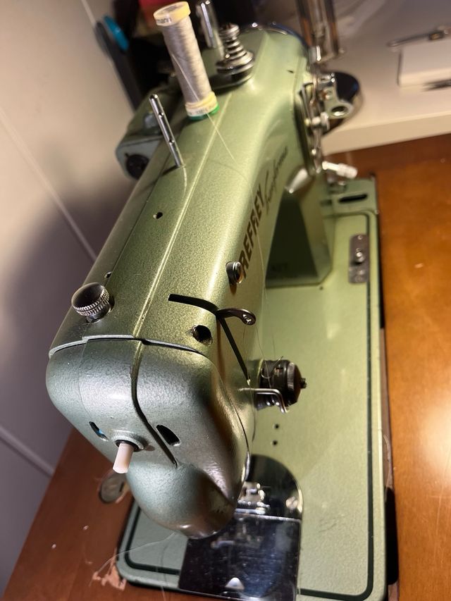 Refrey transforma maquina coser electrica mueble