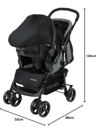 Cochecito y silla coche 2 en 1