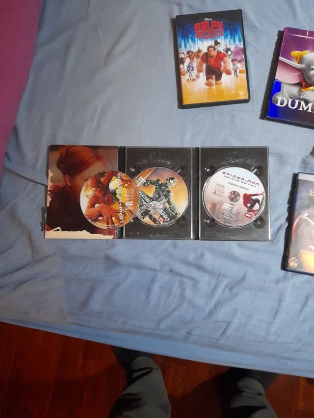 DvD Spider man triplo DvD più  altri tre