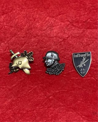 3 insignias Alemania WWII