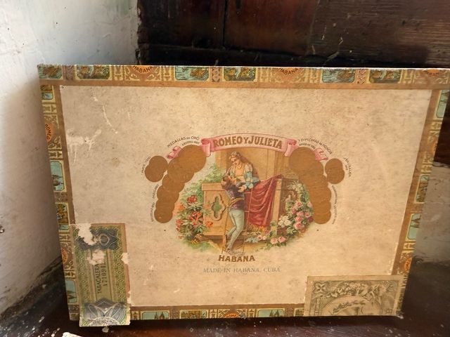 Cajas de puros vacias