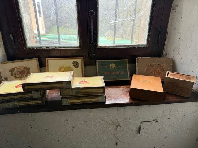 Cajas de puros vacias