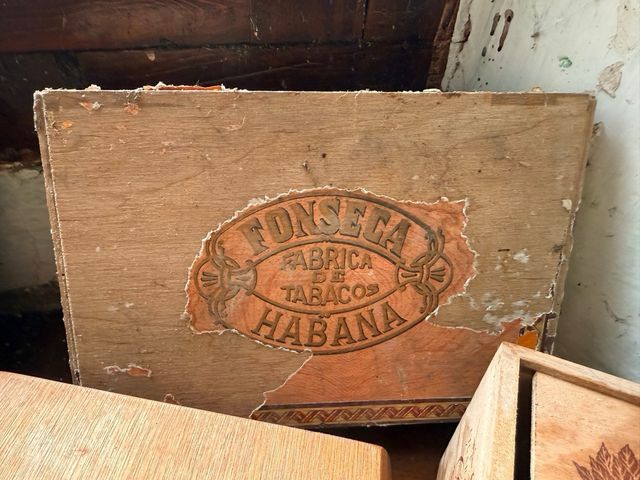 Cajas de puros vacias