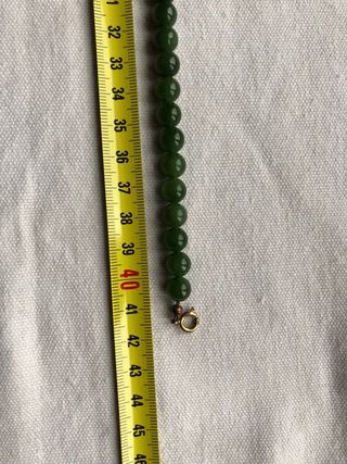 Collana in perle di giada.