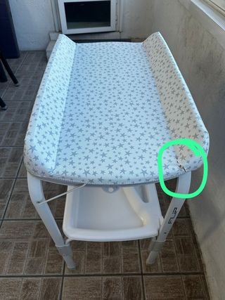 Bañera cambiador bebé